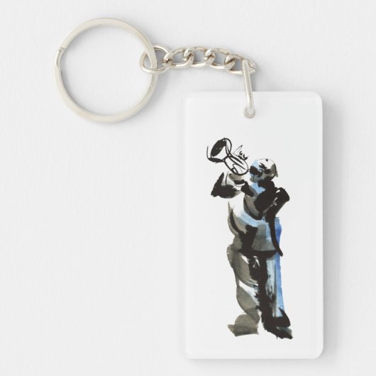 Trumpet Player Schlüsselanhänger (Vorderseite)