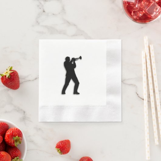 Trumpet Player Serviette (Beispiel)