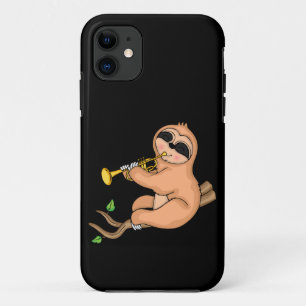 Trumpet Player Sloth Geschenk Kinder Musiker Trump Case-Mate iPhone Hülle