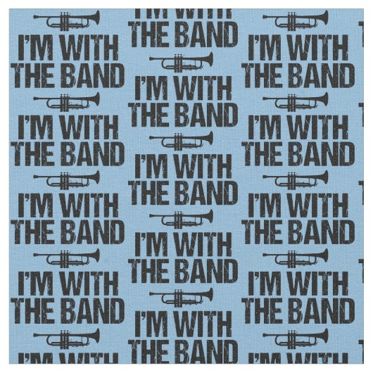 Trumpet Player Spaß Stoff (Nahaufnahme)