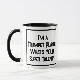 Trumpet Player Super Talent. Zwei Tone-Kaffee-Tass Tasse