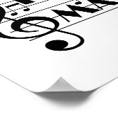 Trumpet Player Treble Maker Poster (Ecke)