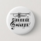 Trumpet Player Tree Maker Button (Vorderseite)
