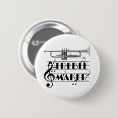 Trumpet Player Tree Maker Button (Vorne & Hinten)