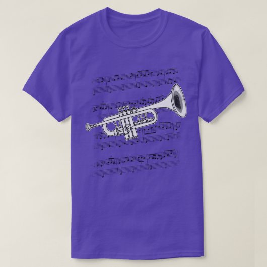 Trumpet Player Trumpeter Brass Musician T-Shirt (Design vorne)