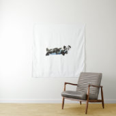 Trumpet Player Wandteppich (Beispiel (Horizontal))