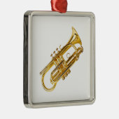 TRUMPET PLAYERS CHRISTMAS ORNAMENT AUS METALL (Rechts)