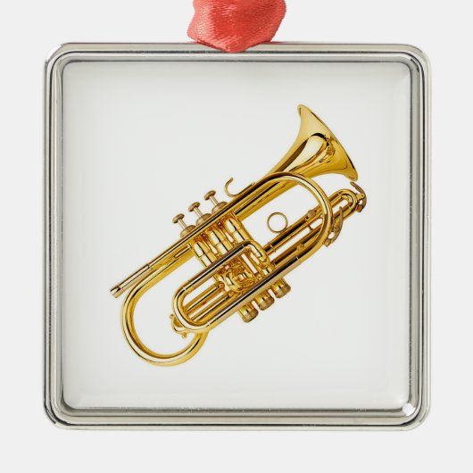 TRUMPET PLAYERS CHRISTMAS ORNAMENT AUS METALL (Vorne)