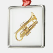 TRUMPET PLAYERS CHRISTMAS ORNAMENT AUS METALL (Links)