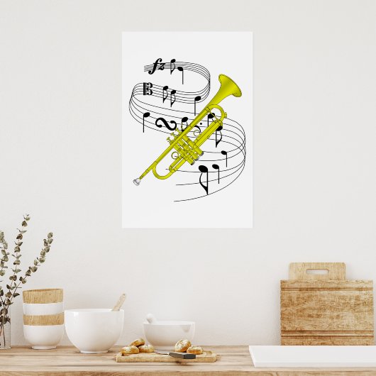 Trumpet Poster (Küche)