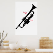 Trumpet Poster (Küche)