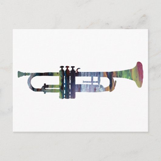 Trumpet Postkarte (Vorderseite)