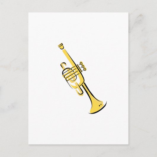 Trumpet Postkarte (Vorderseite)
