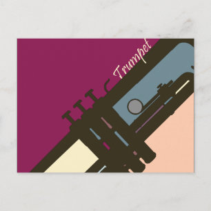 Trumpet Postkarte