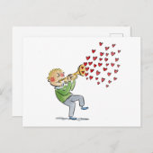 Trumpet Postkarte (Vorne/Hinten)