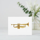 Trumpet Postkarte (Stehend Vorderseite)