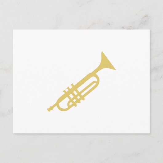 Trumpet Postkarte (Vorderseite)