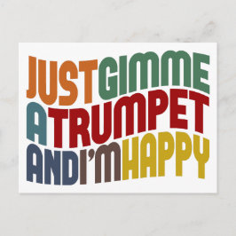 Trumpet Postkarte