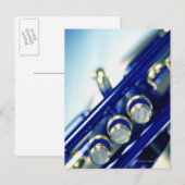Trumpet Postkarte (Vorne/Hinten)