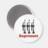 Trumpet Repräsentation Magnet (Vorderseite/Rückseite)