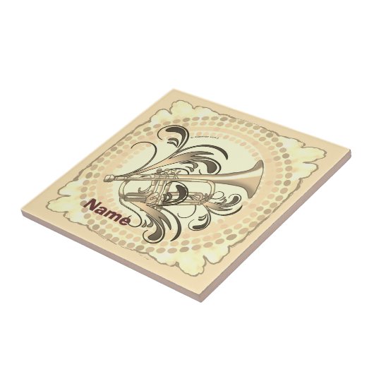 Trumpet Rhythm Fliese (Seite)