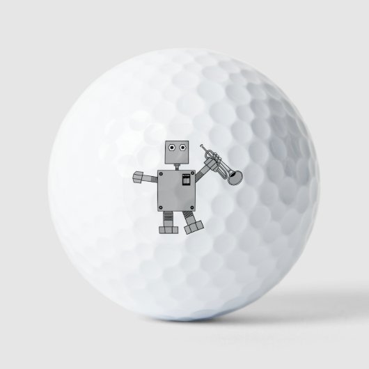 Trumpet Robot Golfball (Vorderseite)