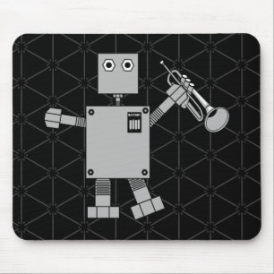 Trumpet Robot Mousepad