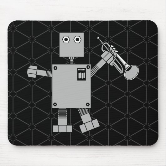 Trumpet Robot Mousepad (Vorne)