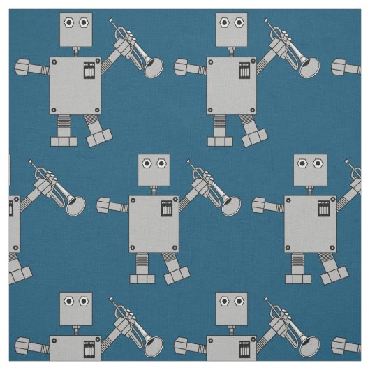 Trumpet Robot Stoff (Muster)