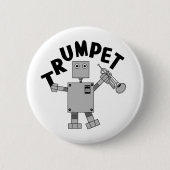 Trumpet Robot Text Button (Vorderseite)