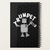 Trumpet Robot White Text Planer (Rückseite)