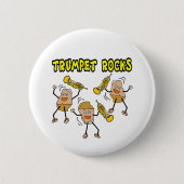 Trumpet Rocks Button (Vorderseite)