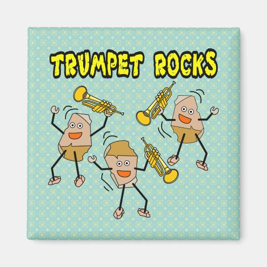 Trumpet Rocks Magnet (Vorne)