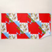 Trumpet Rocks Strandtuch (Vorderseite)