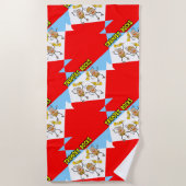 Trumpet Rocks Strandtuch (Vorderseite)