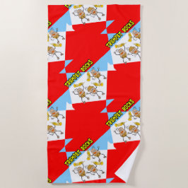 Trumpet Rocks Strandtuch