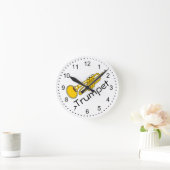 Trumpet Runde Wanduhr (Zuhause)
