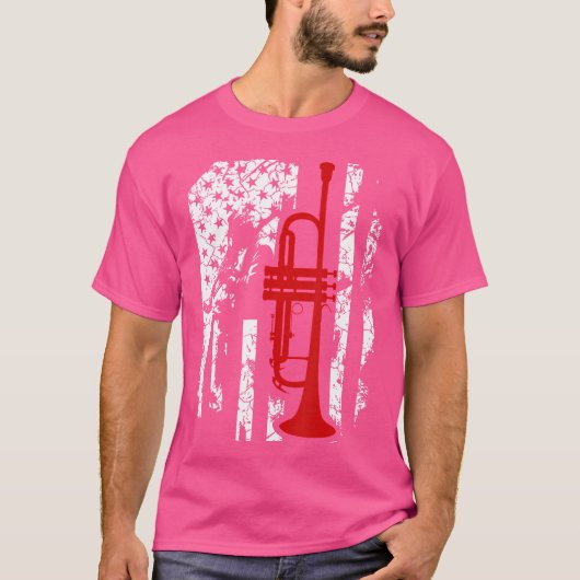 Trumpet Shirt - Trumpet Flag Shirt (Vorderseite)
