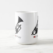 Trumpet Silhouette Tasse (Mittel)