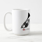 Trumpet Silhouette Tasse (Links)