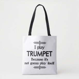 Trumpet - Spielen Sie sich selbst Funny Deko Music Tasche