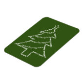 Trumpet Text Weihnachtsbaum Magnet (Linke Seite)