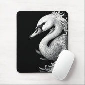 "Trumpet the Swan" Portrait Mouse Pad Mousepad (Mit Mouse)
