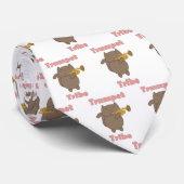 Trumpet Tribe Cat Music Krawatte (Gerollt)