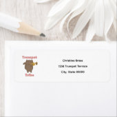 Trumpet Tribe Cat Personalize Return Address (Insitu)
