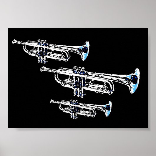 Trumpet Trio Poster (Vorne)