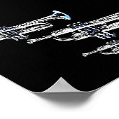 Trumpet Trio Poster (Ecke)