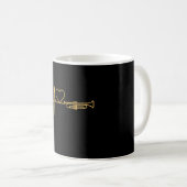 Trumpet - Trumpet-Herzschlaggeschenk Kaffeetasse (VorderseiteRechts)