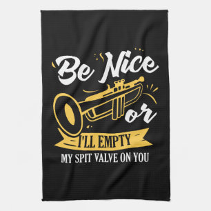 Trumpet Trumpet Player Geschenk Funny Trumpet Geschirrtuch
