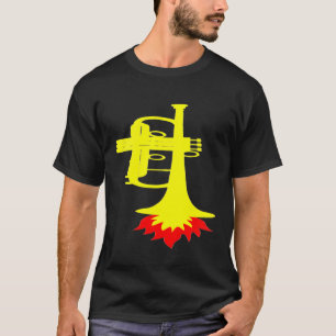Trumpet - Trumpet Rocket Marching Band Konzert-Ver T-Shirt
